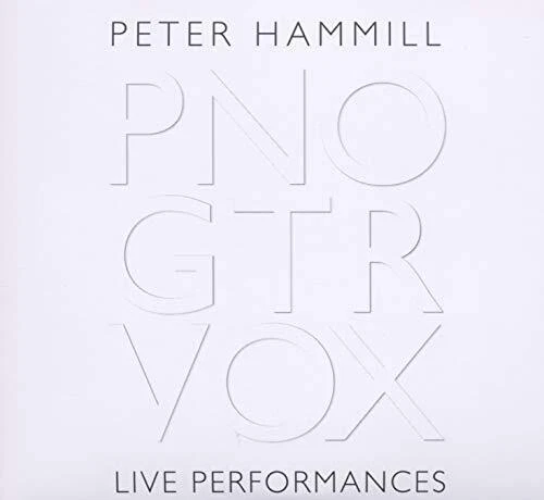 Peter Hammill Pno, Gtr, Vox (Live Performances By Peter Hammill) Double CD NEW