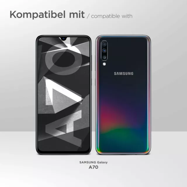 Coque pour Samsung Galaxy A70 Protection Livre Étui à Clapet Pliez Portable 2