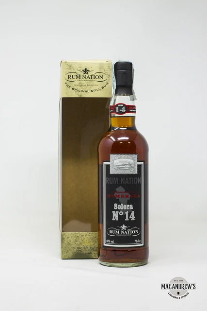 Rum Nation DEMERARA Solera No. 14 con Box