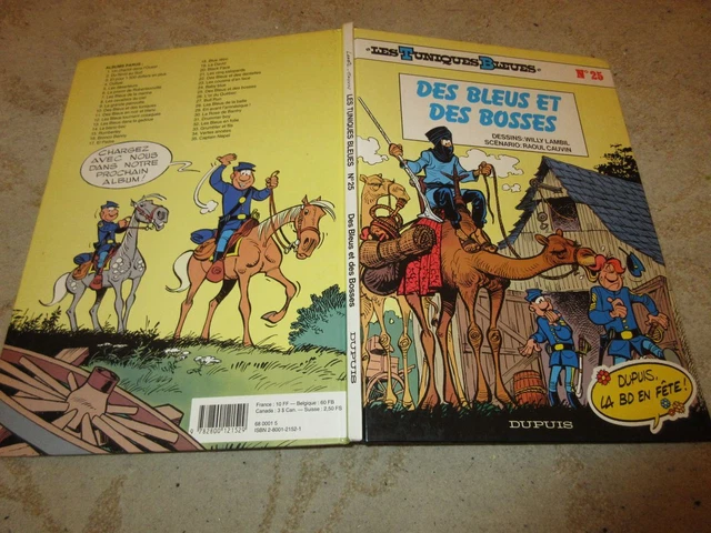 BD LES TUNIQUES BLEUES 25 Des BLEUS et des BOSSES - Willy LAMBIL Raoul