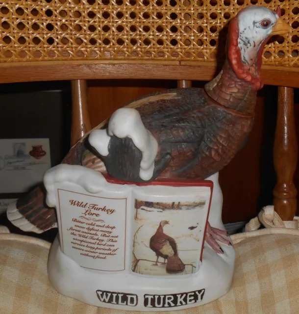 Wild Turkey 'Whiskey Lore' decanter Series II #2 Austin Nichols ceramic empty