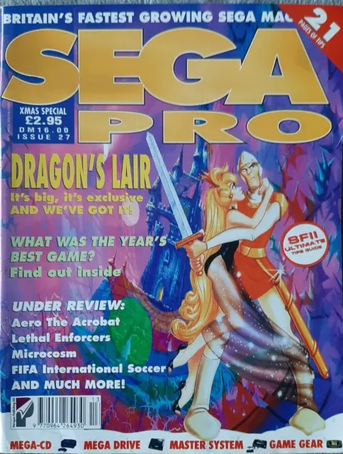 Sega Pro Magazin - Ausgabe # 27 - Dezember 1993 - Sehr guter Zustand Weihnachtsspecial