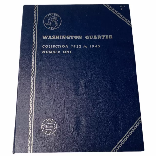 Whitman Coin Book Album Washington Head Quarter 1932-1945 Num One #9018 No Coins