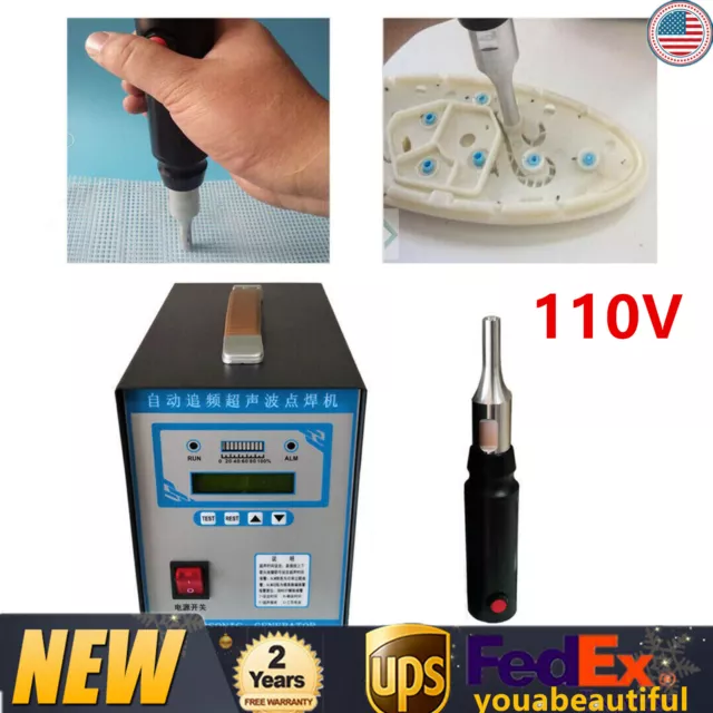 110V Portable Ultrasonic Plastic Welder Ultrasonic Spot Welding Machine