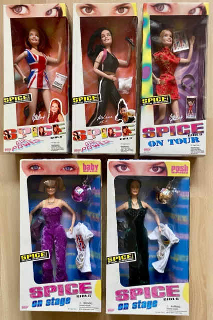 5 x  'Spice Girls' dolls in their original unopened boxes