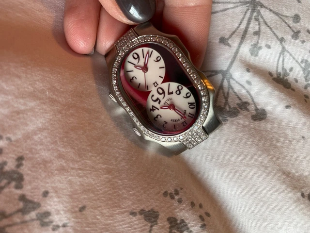 Philip Stein Womens watch Diamond and Mother of Pearl face 