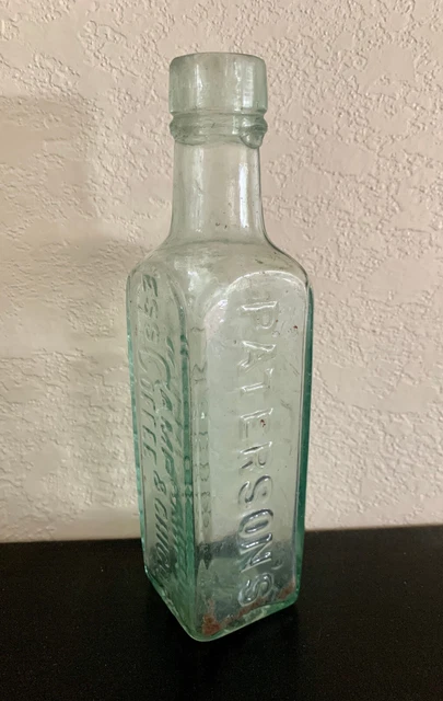 Antique Historical Bottle "Patterson's Ess Camp Coffee & Chicory Glasgow"