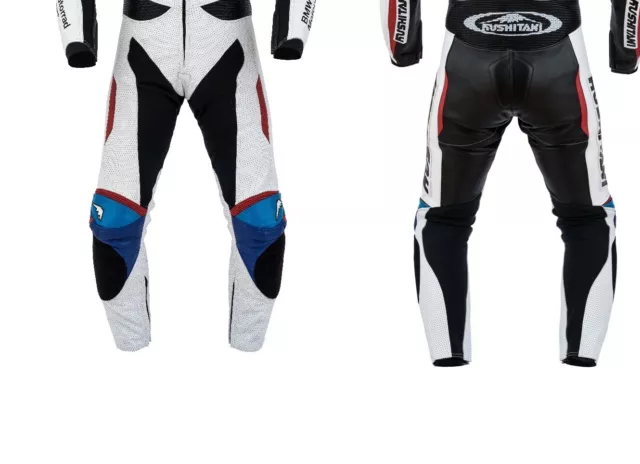 Pantalon Monster Energy Cuir de Moto Courses Hommes MOTOGP de Motard en Cuir  CE
