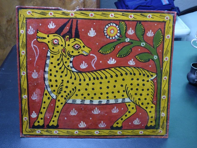 Vintage Pattachitra Painting on Cloth