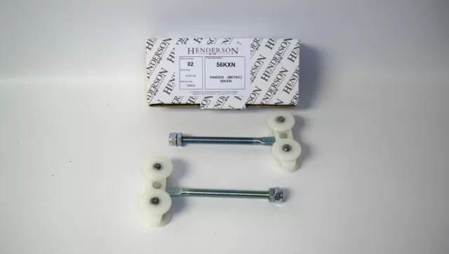 *NEW* Henderson 56KXN 4 Nylon Wheel Hanger/Metal Door 290 Track (Qty 2)