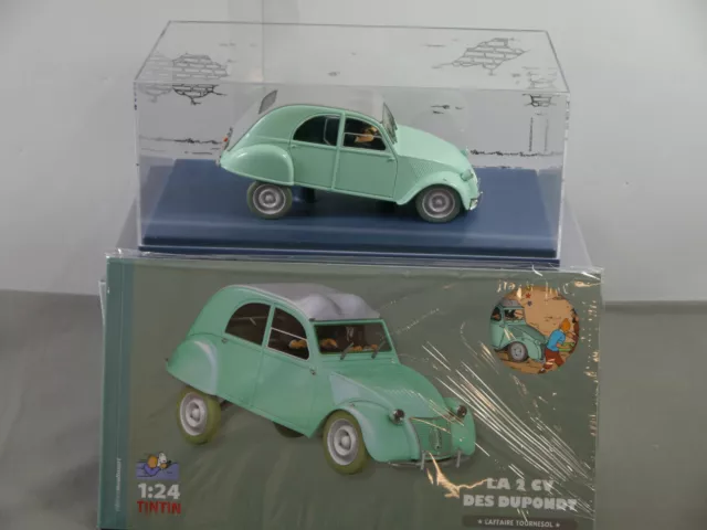 Tim & Struppi Tintin 8 Citroën 2 Cv Modèle 29908 Moulinsart 1/24