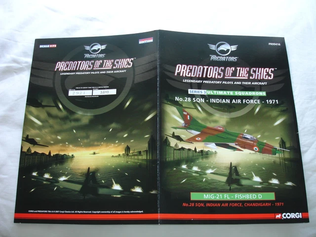 Corgi Aviation Predators Series 1 Mig-21 PF - FISHBED D Nguyen Van Coc PR99404