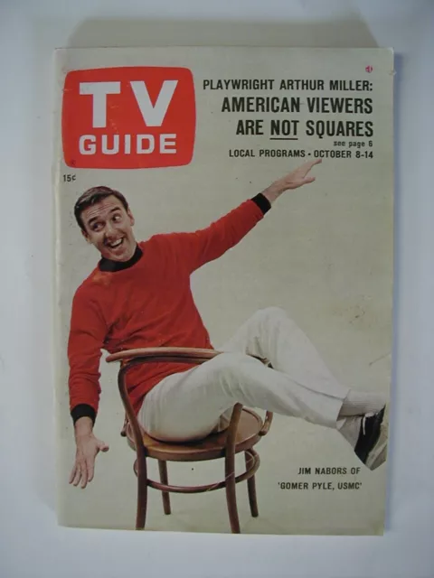 Georgia Oct 8 1966 TV GUIDE Gomer JIM NABORS Ida Lupino Arthur Miller Vietnam