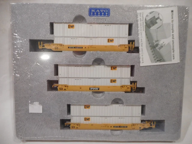 Set Di 9 Container N Scale P&O Ferrymasters Modellismo Ferroviario - Kit Di Montaggio In Cartone - Foto 3