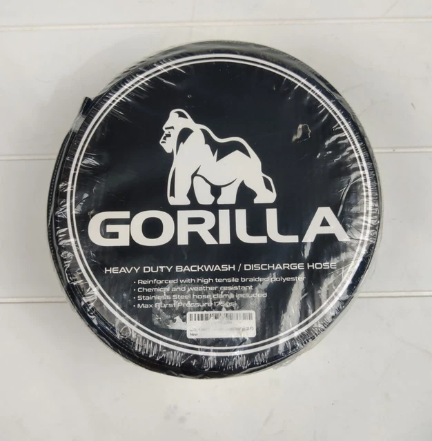 NEW GENUINE GORILLA Heavy Duty 25FT Backwash Discharge Hose For