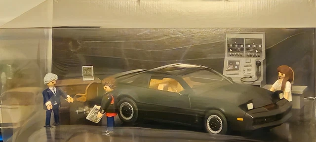 Knight Rider Micro Machine PLAYMOBIL KNIGHT RIDER K2000 Kitt Shop Display Diorama Vitrine Magasin ...
