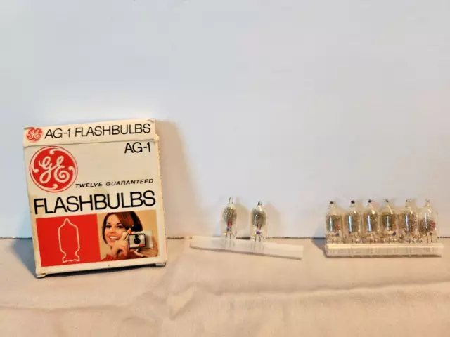 Bombillas vintage para cámara flash GE AG-1