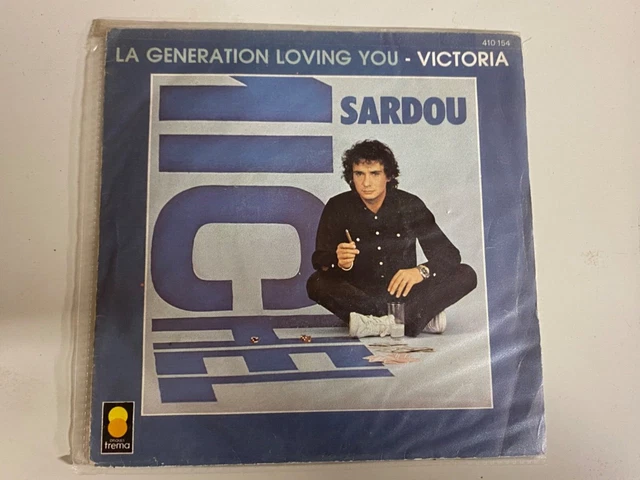 ANCIEN DISQUE VINYLE 45 Tour Michel Sardou La G n ration Loving You ancien-disque-vinyle-45-tour-michel-sardou-la-g-n-ration-loving-you