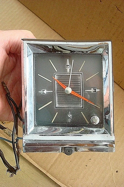 1959 Mercury Auto Clock George Borg It Works Very Nice 1959 Mercury Auto Clock George Borg It Works Very Nice
