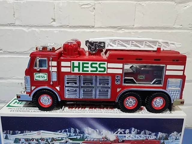 Vintage 2005 Hess Emergency Truck W/Rescue Vehicle ● Amerada ● New In Box