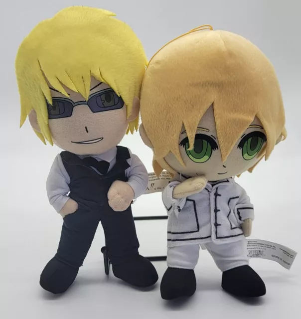 Takuma Ichijo Vampire Knight & Shizuo Chibi Heiwajima DURARARA 8" Plush Lot Of 2