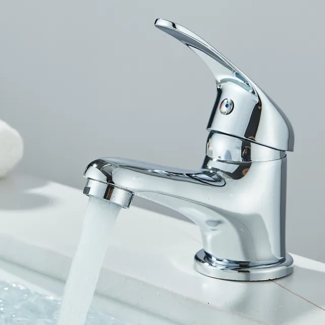 Wasserhahn Bad Armatur Waschtischarmatur Mischbatterie Waschbecken Einhand Chrom