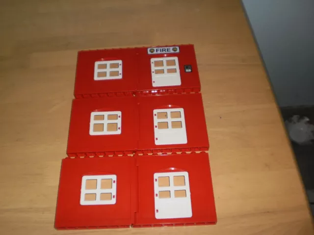 Lego Duplo Hauswand Familienhaus 3 Stück rot/weiß