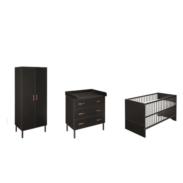 Schardt Kinderzimmer Set MELODY BLACK 4-teilig TOP