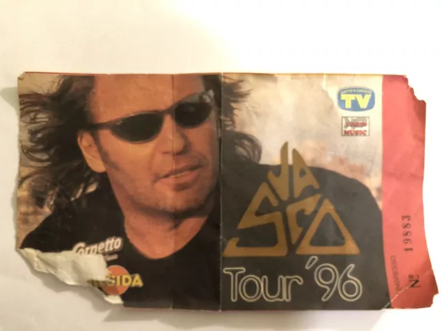 biglietto concerto Vasco Rossi 1996
