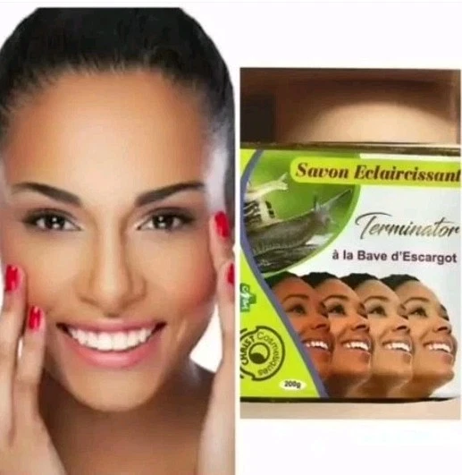 Savon Terminator Nigeria - Éclaircissant Anti-Imperfections Corps & Visage - 200g - Naturel - Neuf