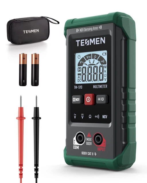TM-510 DIGITAL MULTIMETER, 4000 Counts, Smart Measurement, Auto-Ranging ...