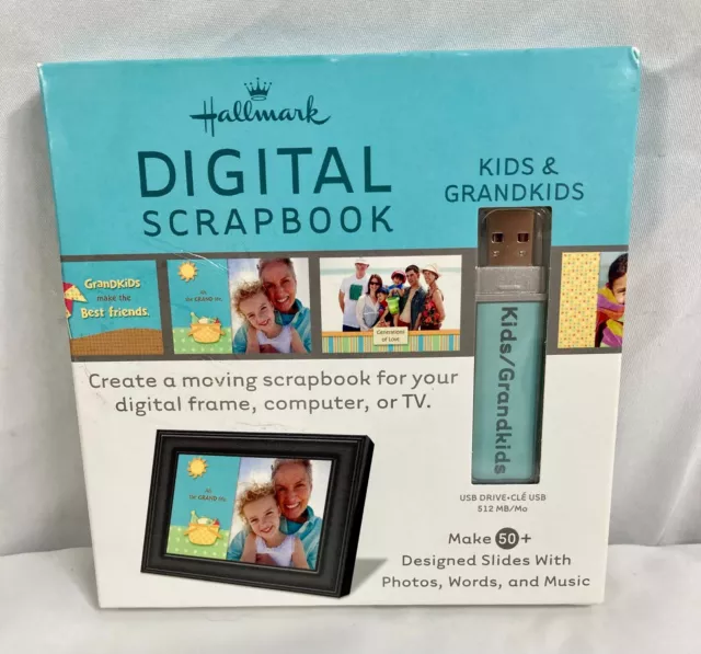 Libro de recortes digital para niños nietos por unidad USB Hallmark