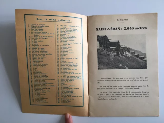 BURIDANT Work Library Magazine notice Saint Véran weekly. N°225 March 1953 2