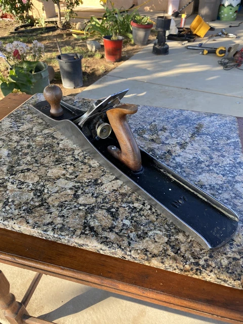Vintage Stanley Bailey No.7 Jointer Plane,Smooth Bottom Type 12 (1919-1924)