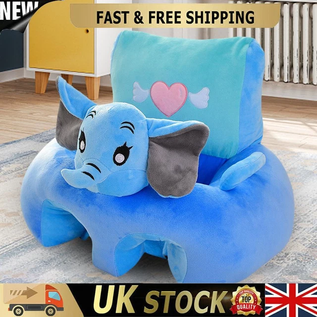 Cartoon Baby Arm Chair Antiskid No Filler Learning To Sit Seat for Children Gift