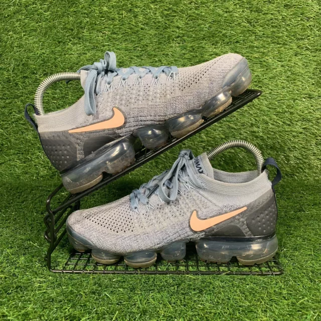NIKE WOMENS VAPORMAX Flyknit 2 Rust Pink Storm Pink Size UK 5