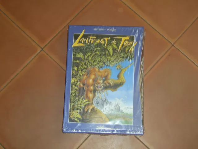 Coffret Lanfeust De Troy Bleu En Lettre Argent  Tome 1.2.3.4    Editions Soleil