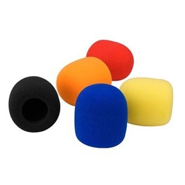 Éponge pare-vent de remplacement pour casque, housse de microphone en mousse - bleu [bleu Éponge pare-vent de remplacement pour casque, housse de microphone en mousse - bleu [bleu