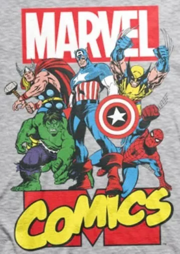 T-shirt Marvel Comics Heroes supereroi maglietta Uomo Hybris 2