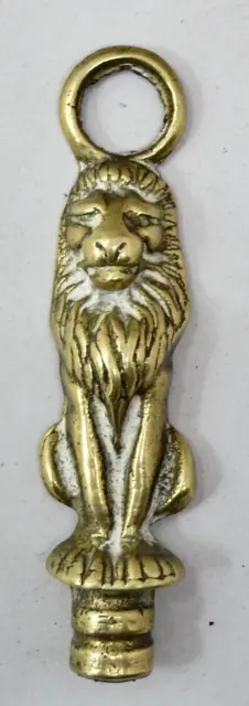 Brass Lion Vintage Toasting Fork Topper Handle