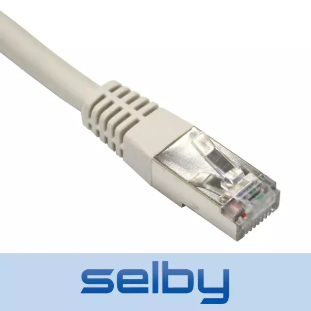 15m Grey CAT6 Network Cable RCM Certified Ethernet LAN Data Lead SFTP RJ45