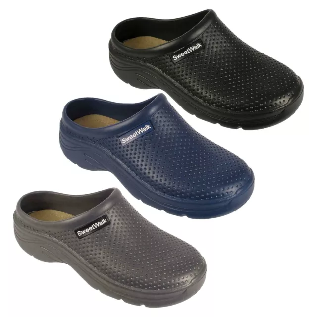 Mens Womens Clogs Work Garden Kitchen Hospital Mules Slip On Beach Sandal Sizes