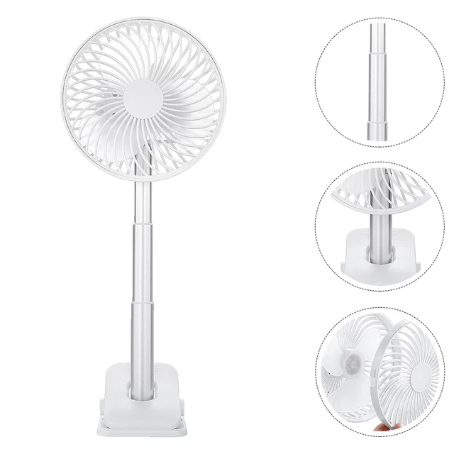Personal Desk Fan Mini Telescopic Fan Portable Fans Stroller Clip The Bed
