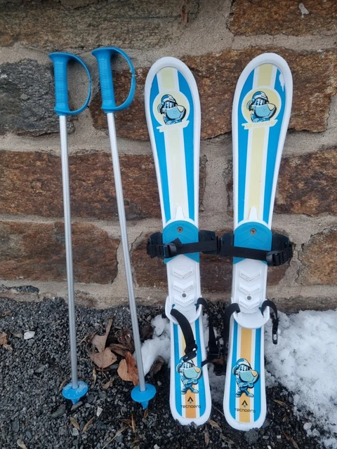 Kinder Ski Set Spielzeug Kunststoff und Alu Stöcke