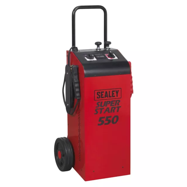 Sealey SUPERSTART550 Battery Starter/Charger 550Amp 12/24V