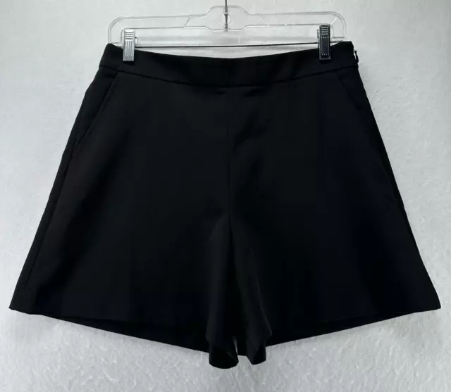 Banana Republic Shorts Womens Size 6 Chino High Waist Side Zip Walking Black