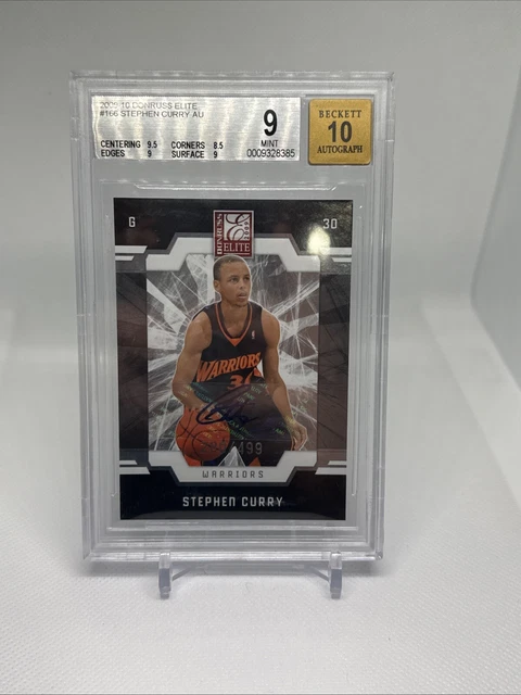 BGS9 2009 Stephen Curry Auto Rookie（Stephen Curry 2009