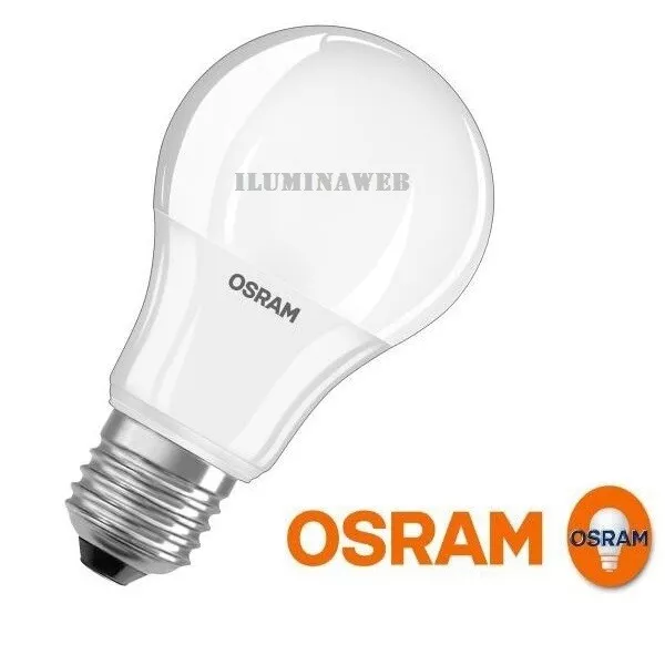 BOMBILLA E27 LED OSRAM 13W=100w LUZ CALIDA 2700K/827 Estandar Classic Value A100