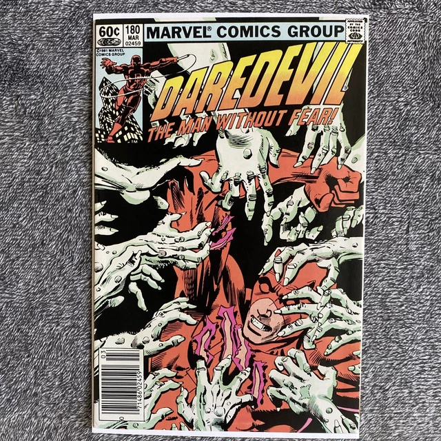 Daredevil # 180 - Damned-Elektra-Miller/Jansen-Punisher-Bullseye-Hulk