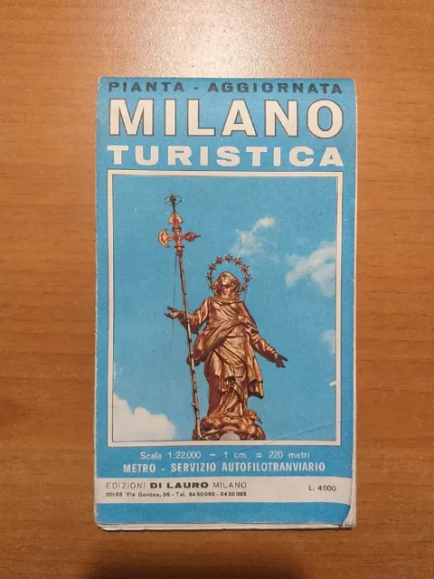 Pianta Aggiornata Milano Turistica Edizioni Di Lauro Milano